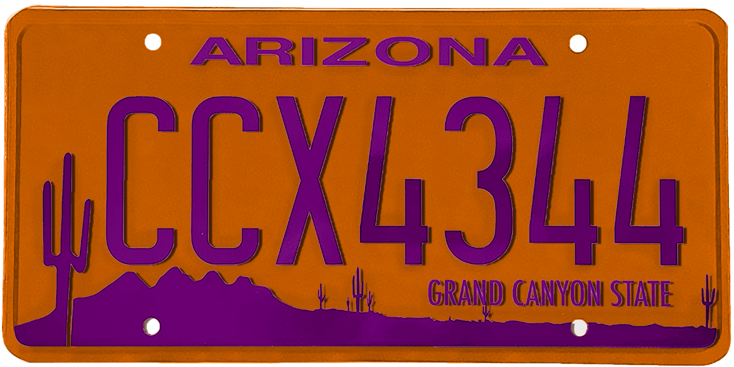 Arizona License Plate Wrap Kit