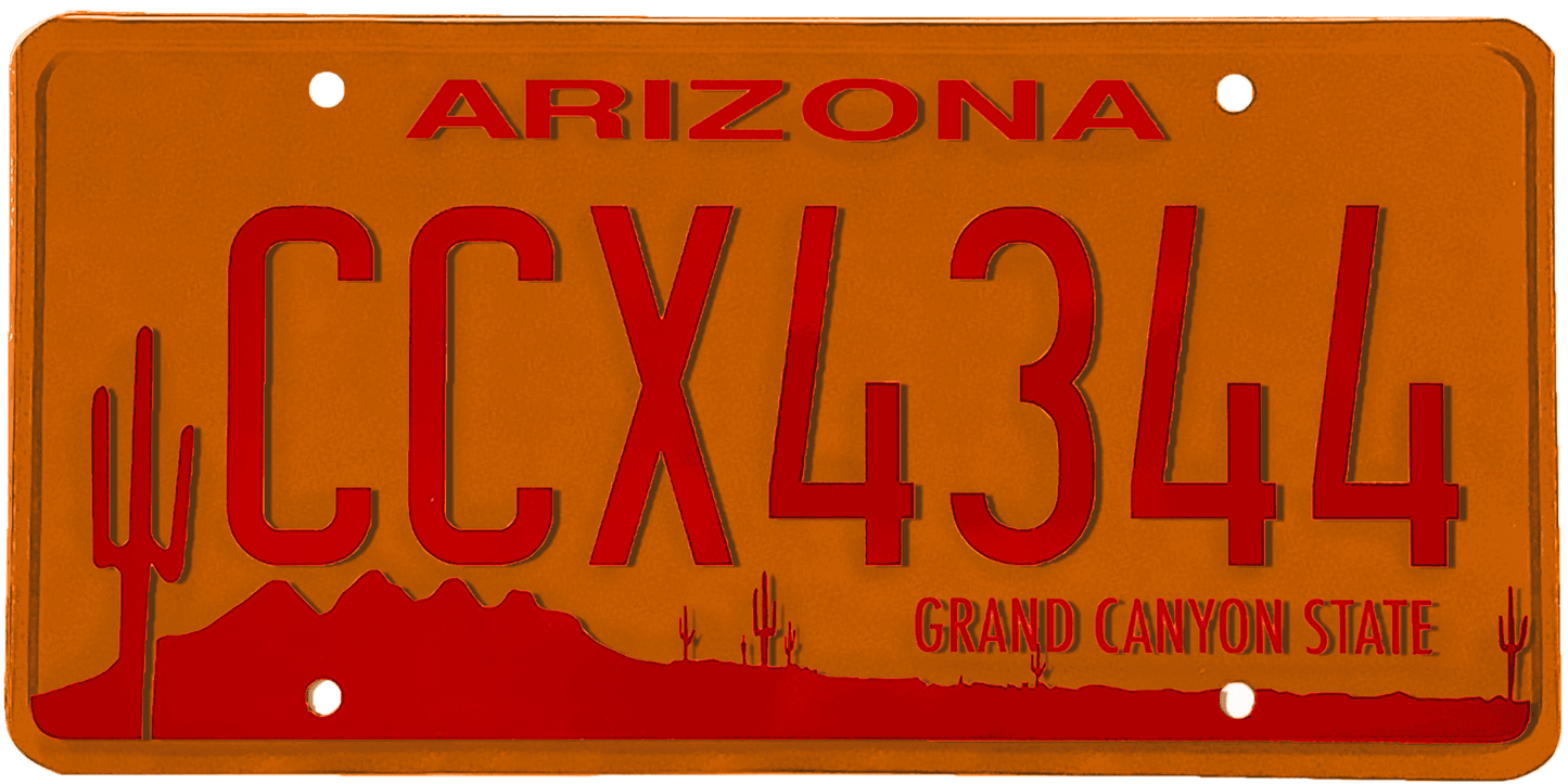 Arizona License Plate Wrap Kit