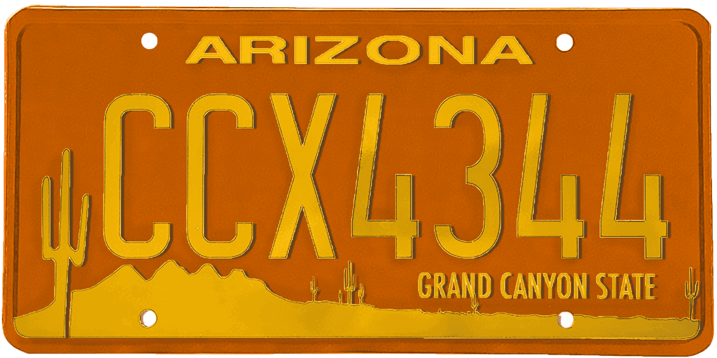 Arizona License Plate Wrap Kit