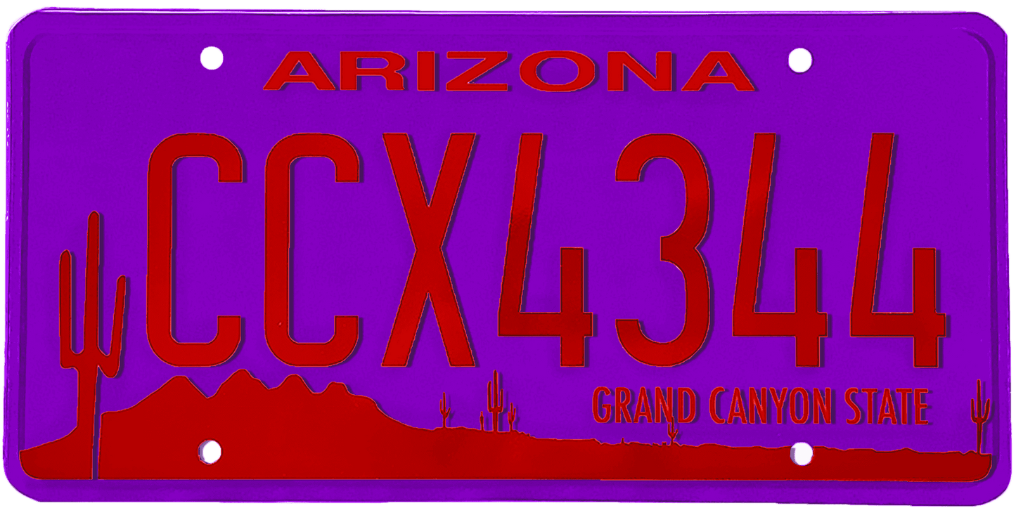 Arizona License Plate Wrap Kit