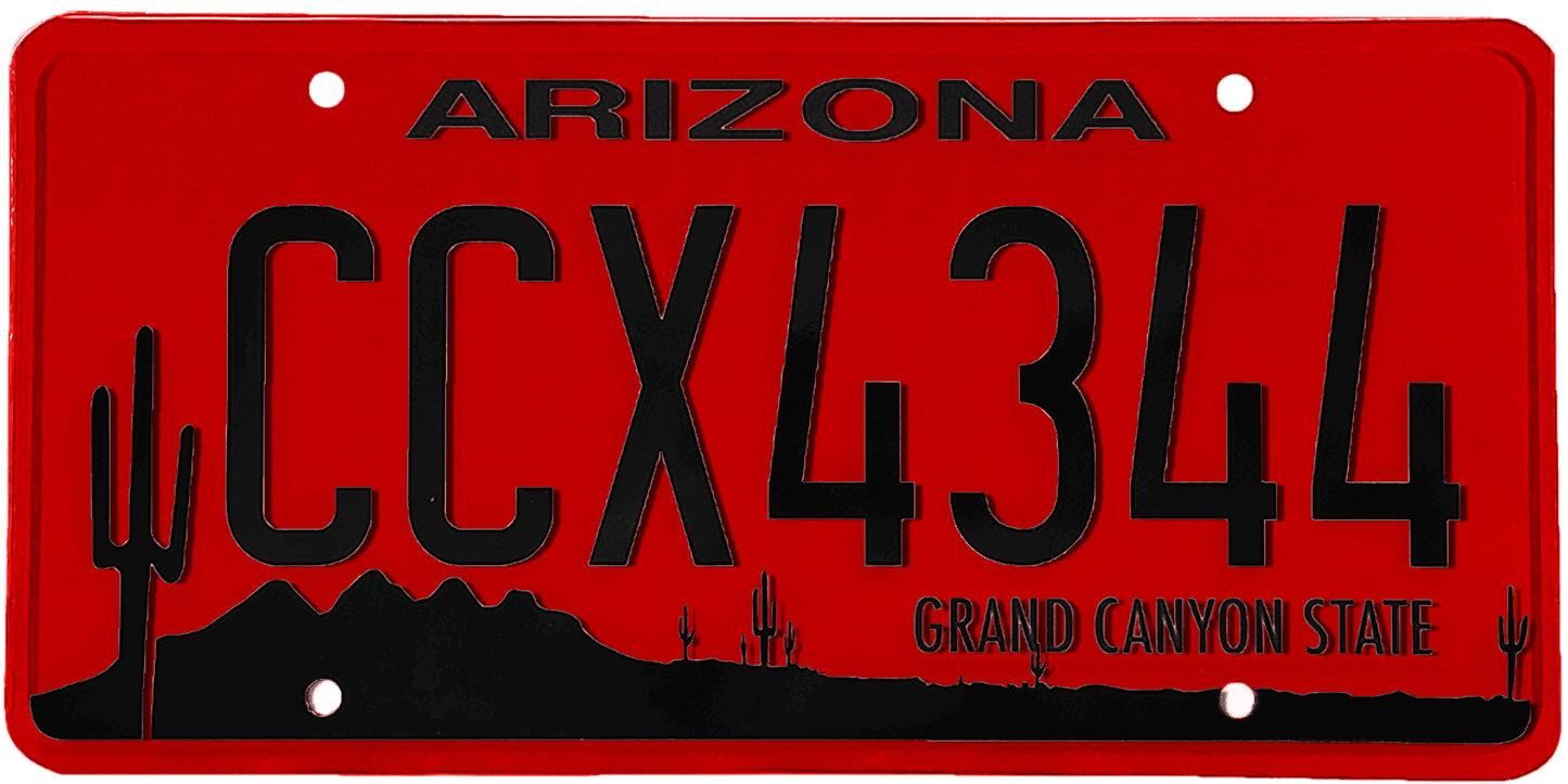 Arizona License Plate Wrap Kit