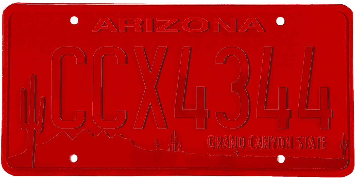 Arizona License Plate Wrap Kit