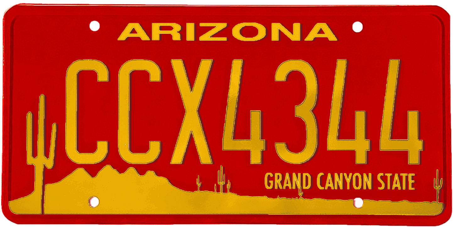 Arizona License Plate Wrap Kit