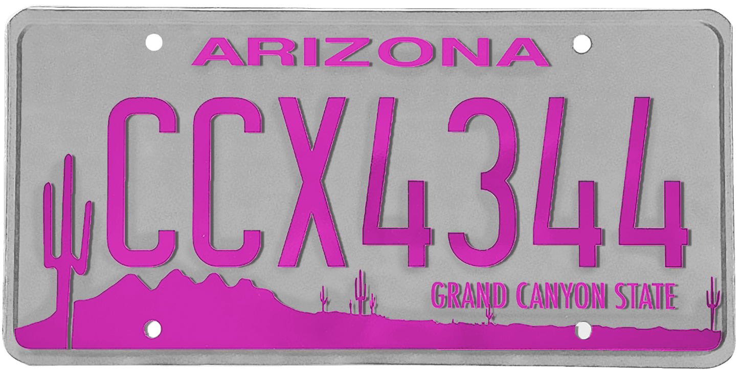 Arizona License Plate Wrap Kit