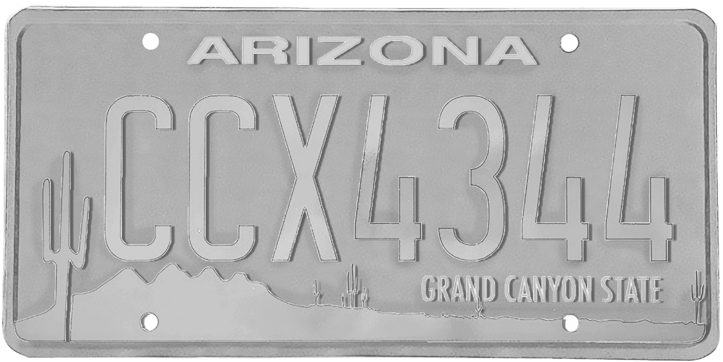 Arizona License Plate Wrap Kit