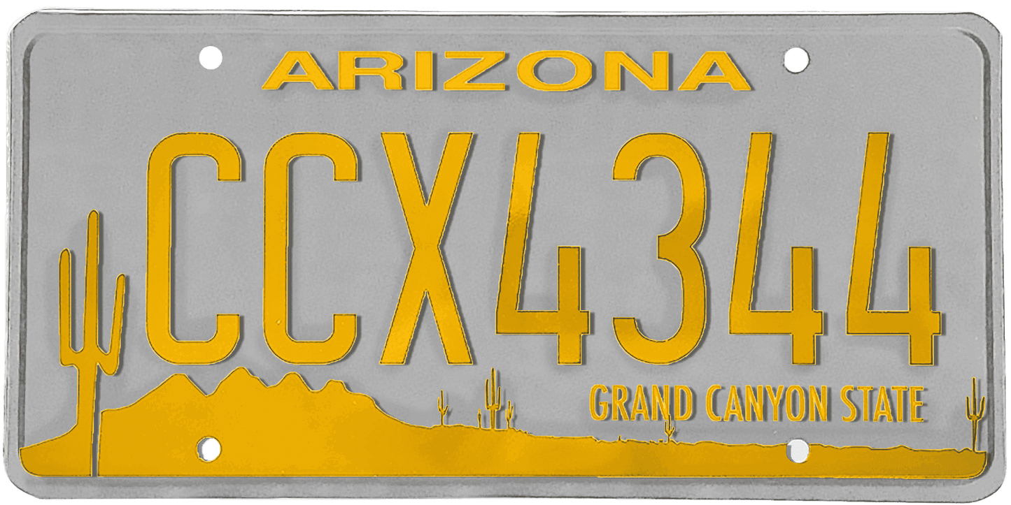 Arizona License Plate Wrap Kit