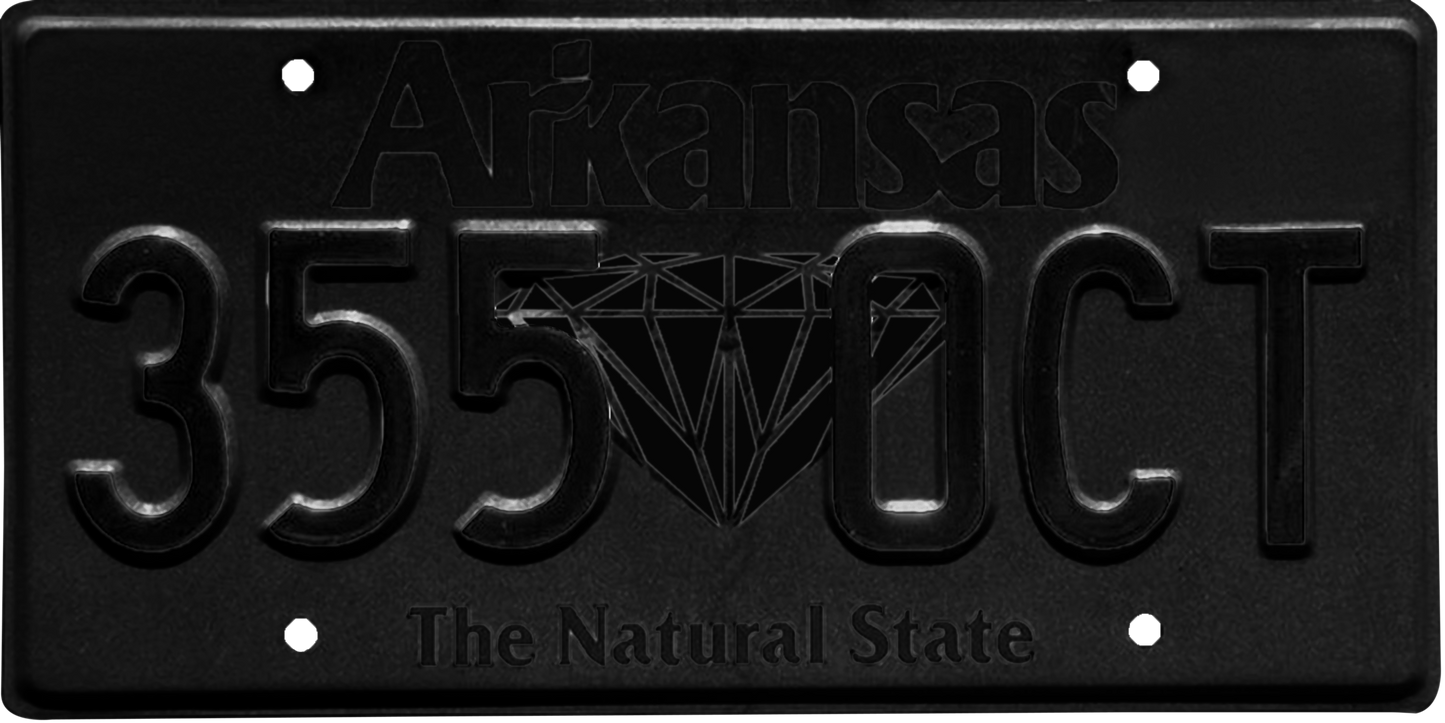 Arkansas License Plate Wrap Kit