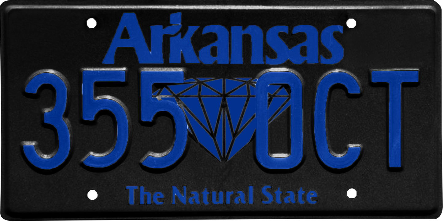 Arkansas License Plate Wrap Kit