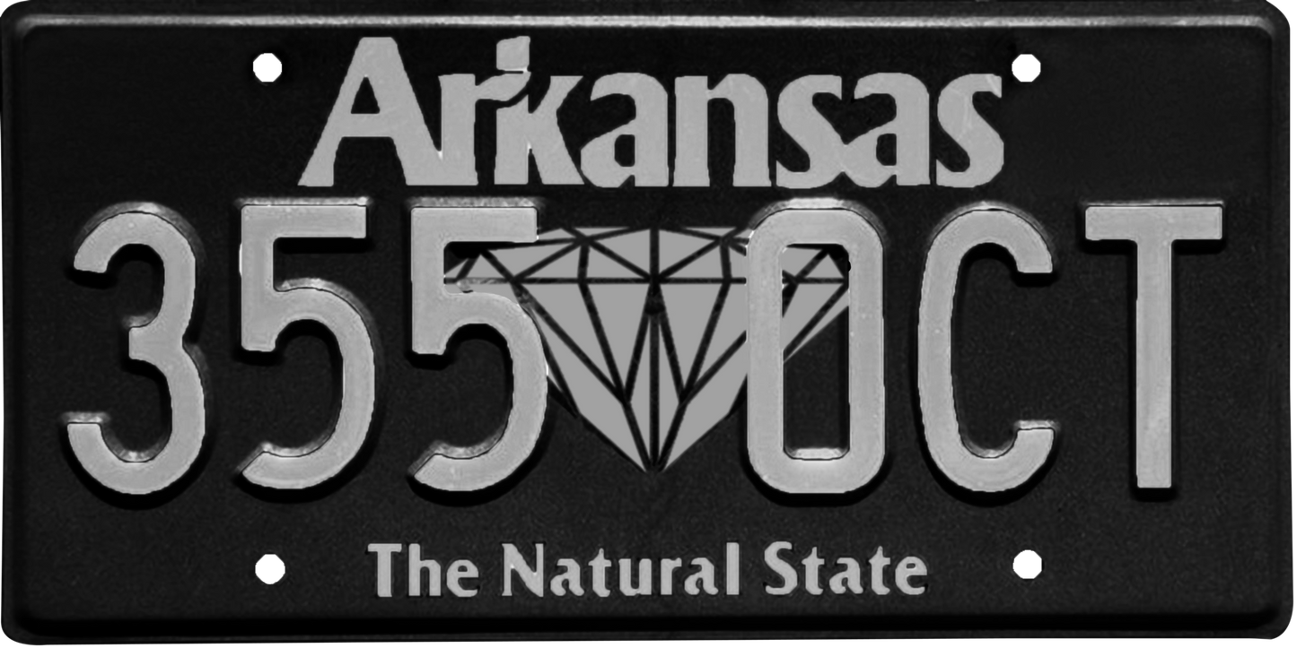 Arkansas License Plate Wrap Kit