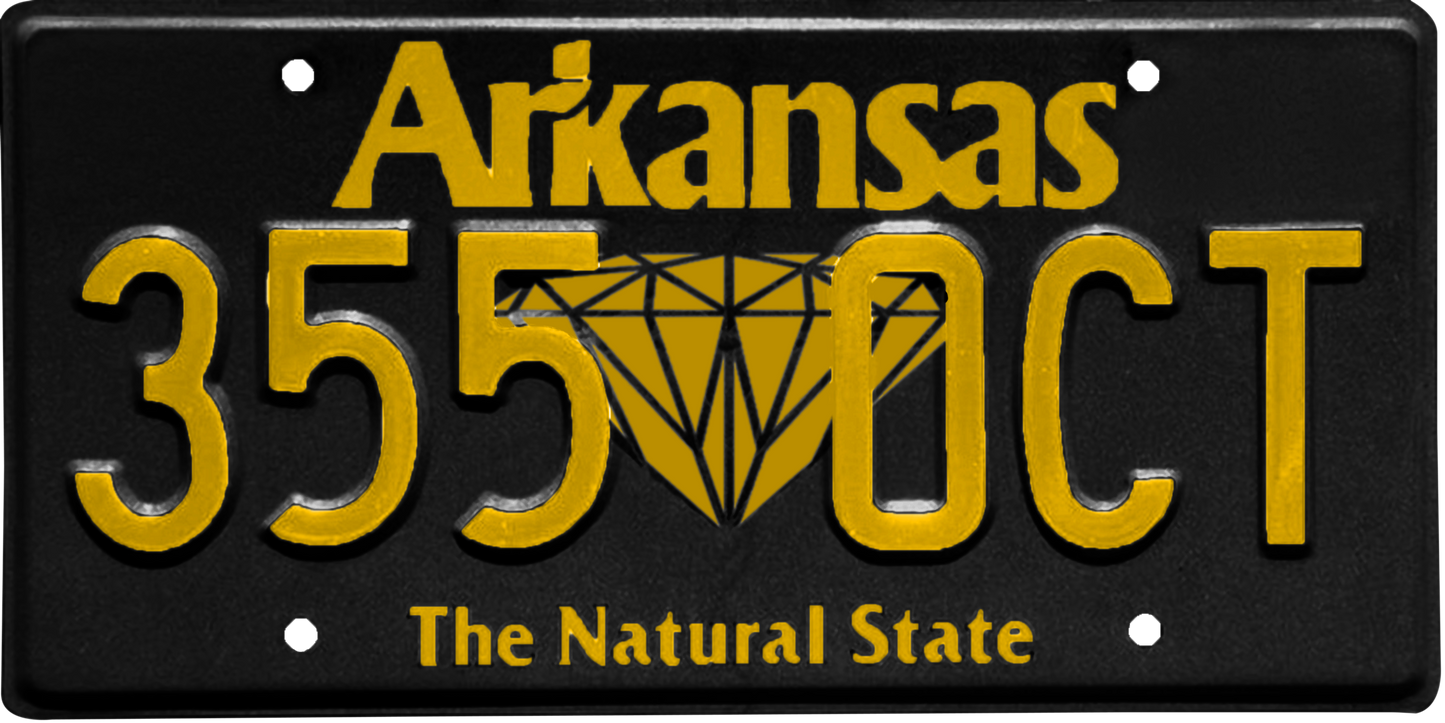 Arkansas License Plate Wrap Kit