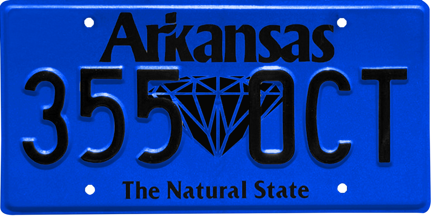 Arkansas License Plate Wrap Kit