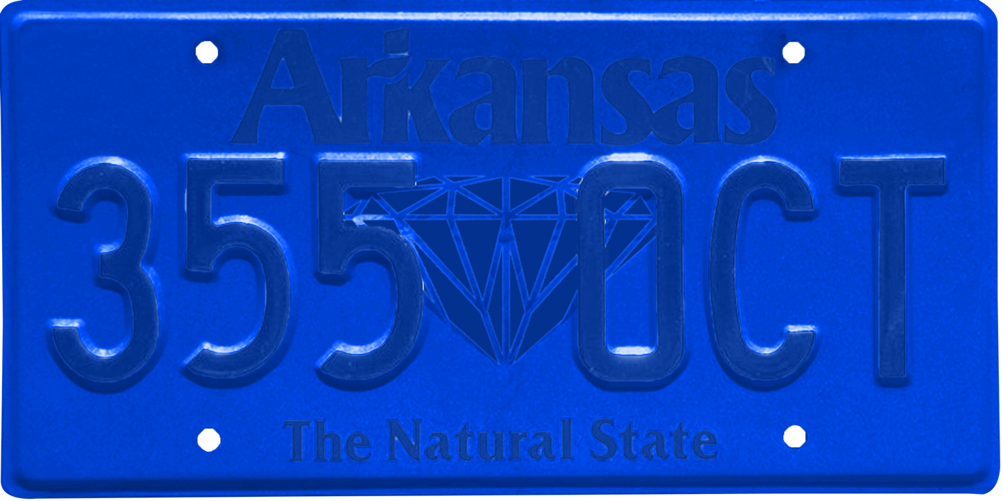 Arkansas License Plate Wrap Kit