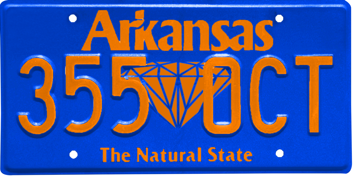 Arkansas License Plate Wrap Kit