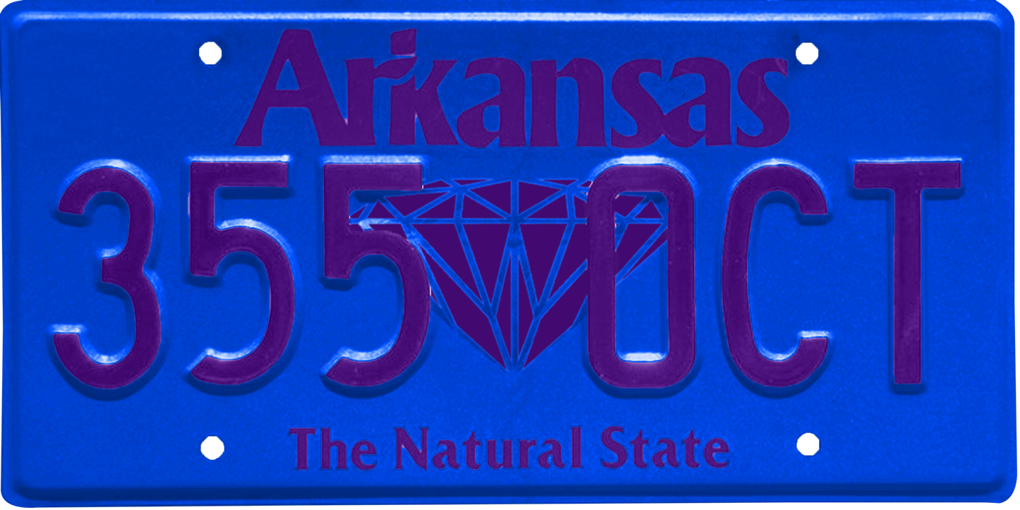 Arkansas License Plate Wrap Kit