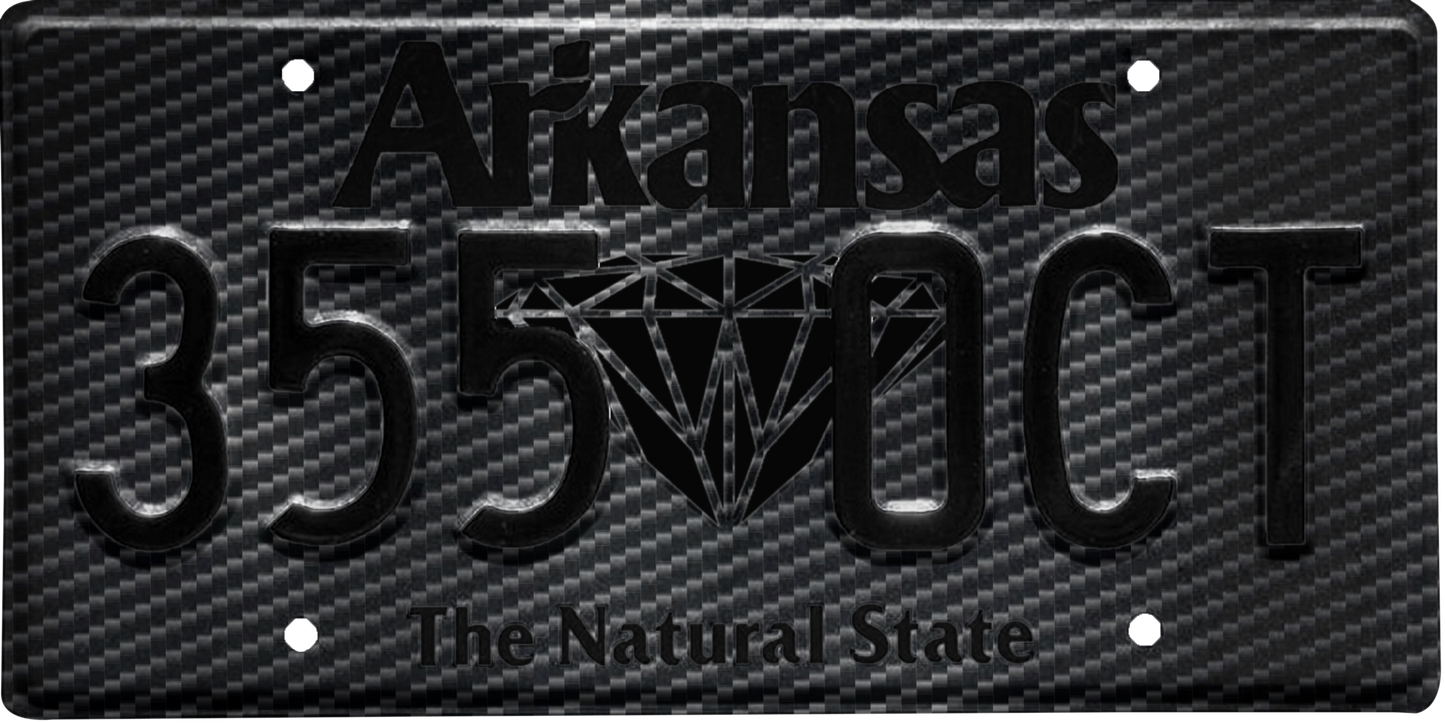 Arkansas License Plate Wrap Kit