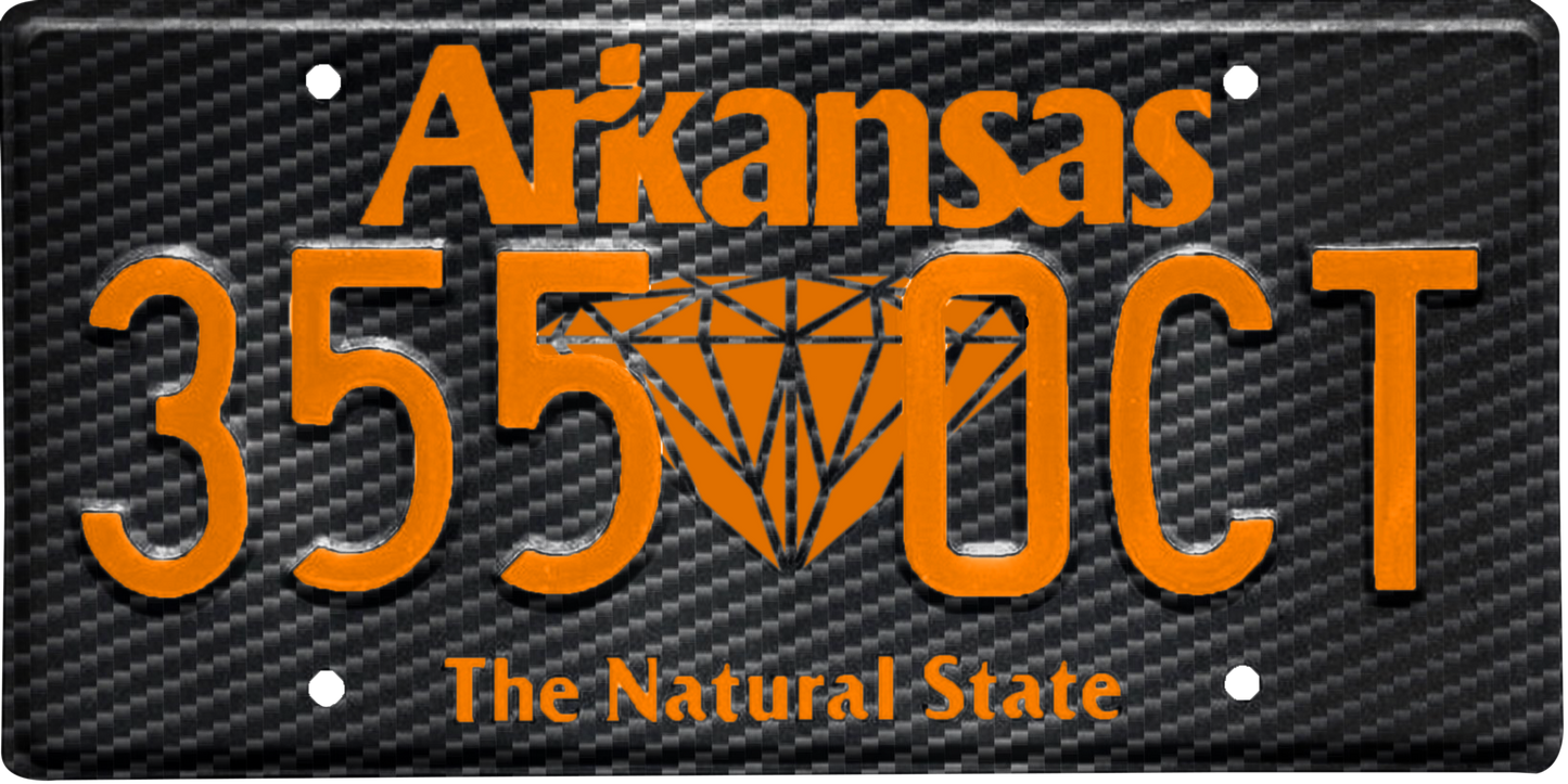 Arkansas License Plate Wrap Kit