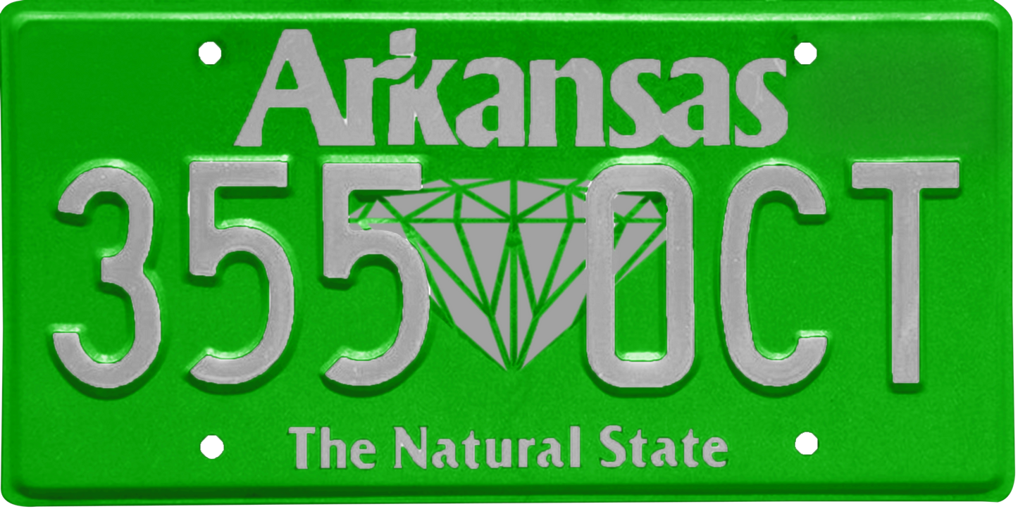 Arkansas License Plate Wrap Kit