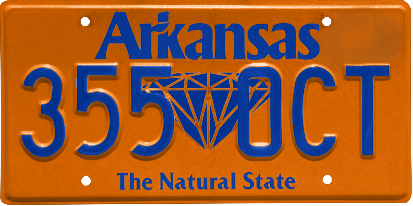 Arkansas License Plate Wrap Kit