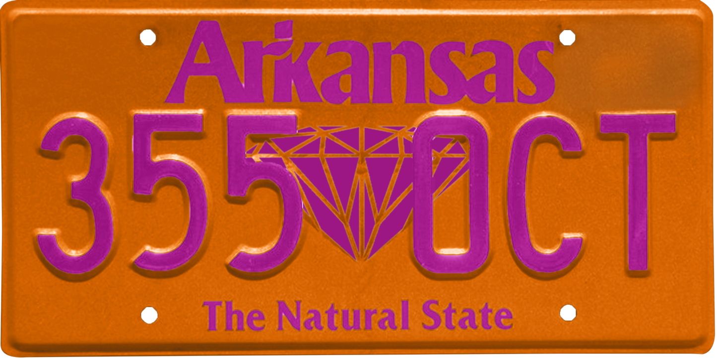 Arkansas License Plate Wrap Kit