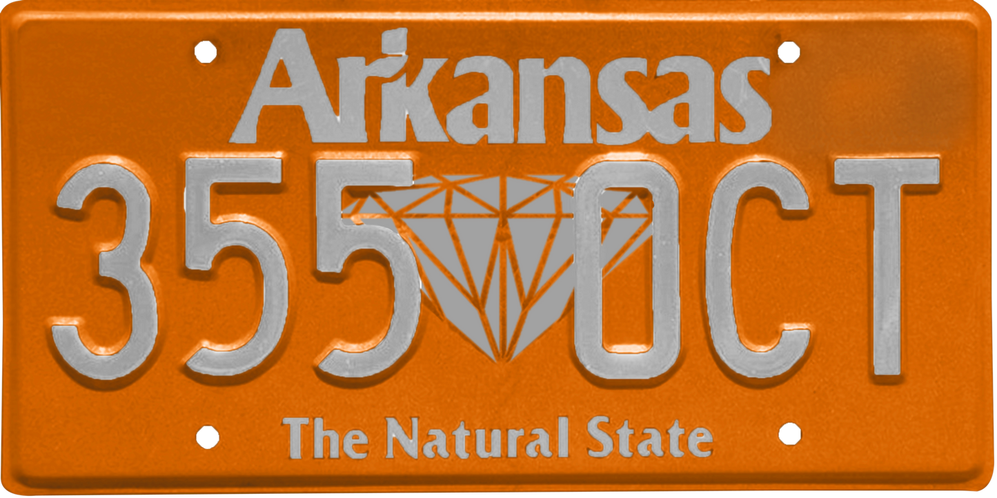 Arkansas License Plate Wrap Kit