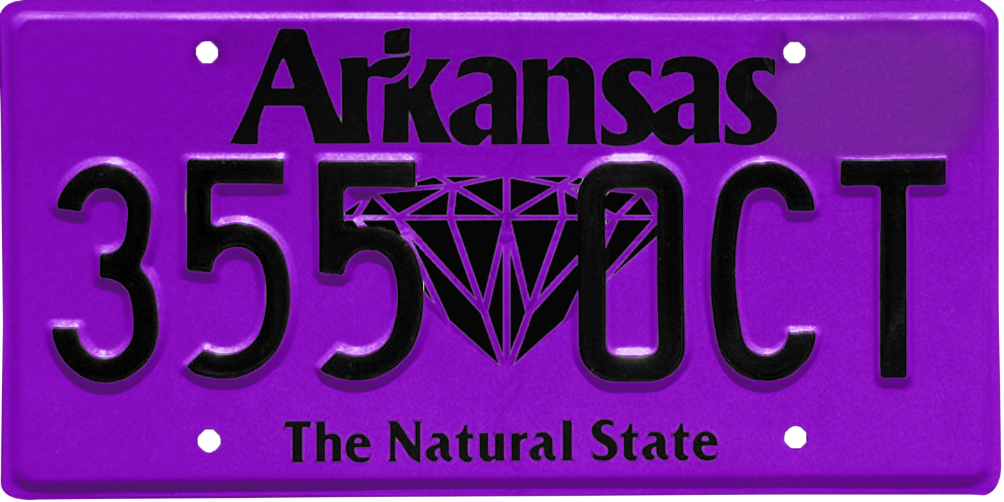 Arkansas License Plate Wrap Kit