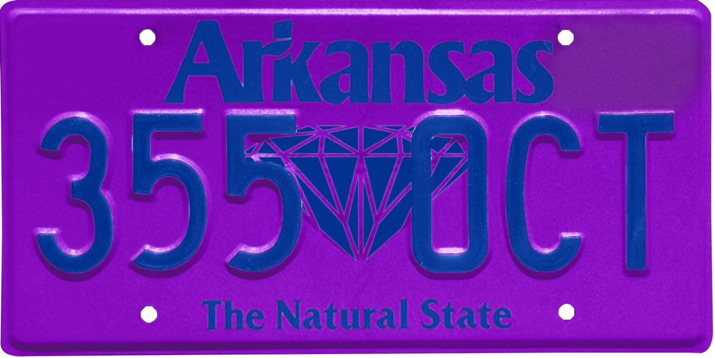 Arkansas License Plate Wrap Kit