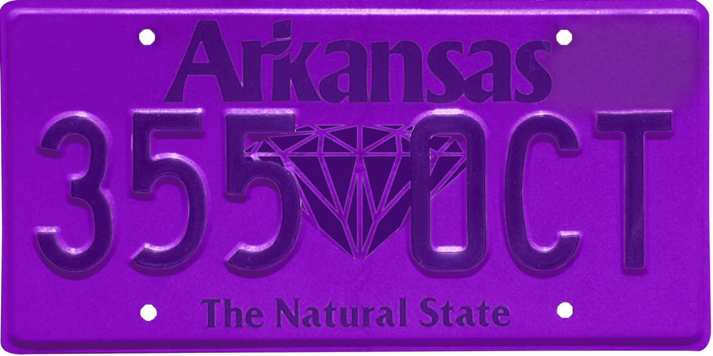 Arkansas License Plate Wrap Kit