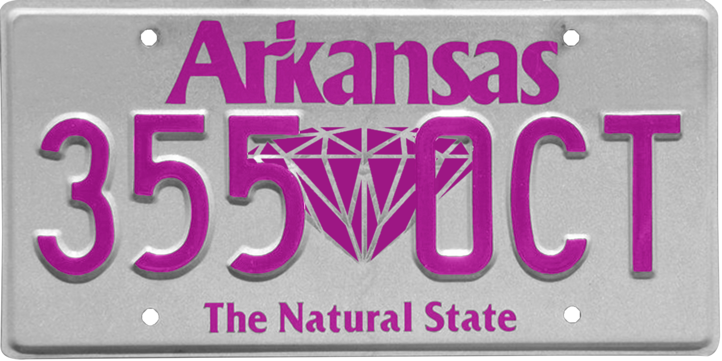 Arkansas License Plate Wrap Kit