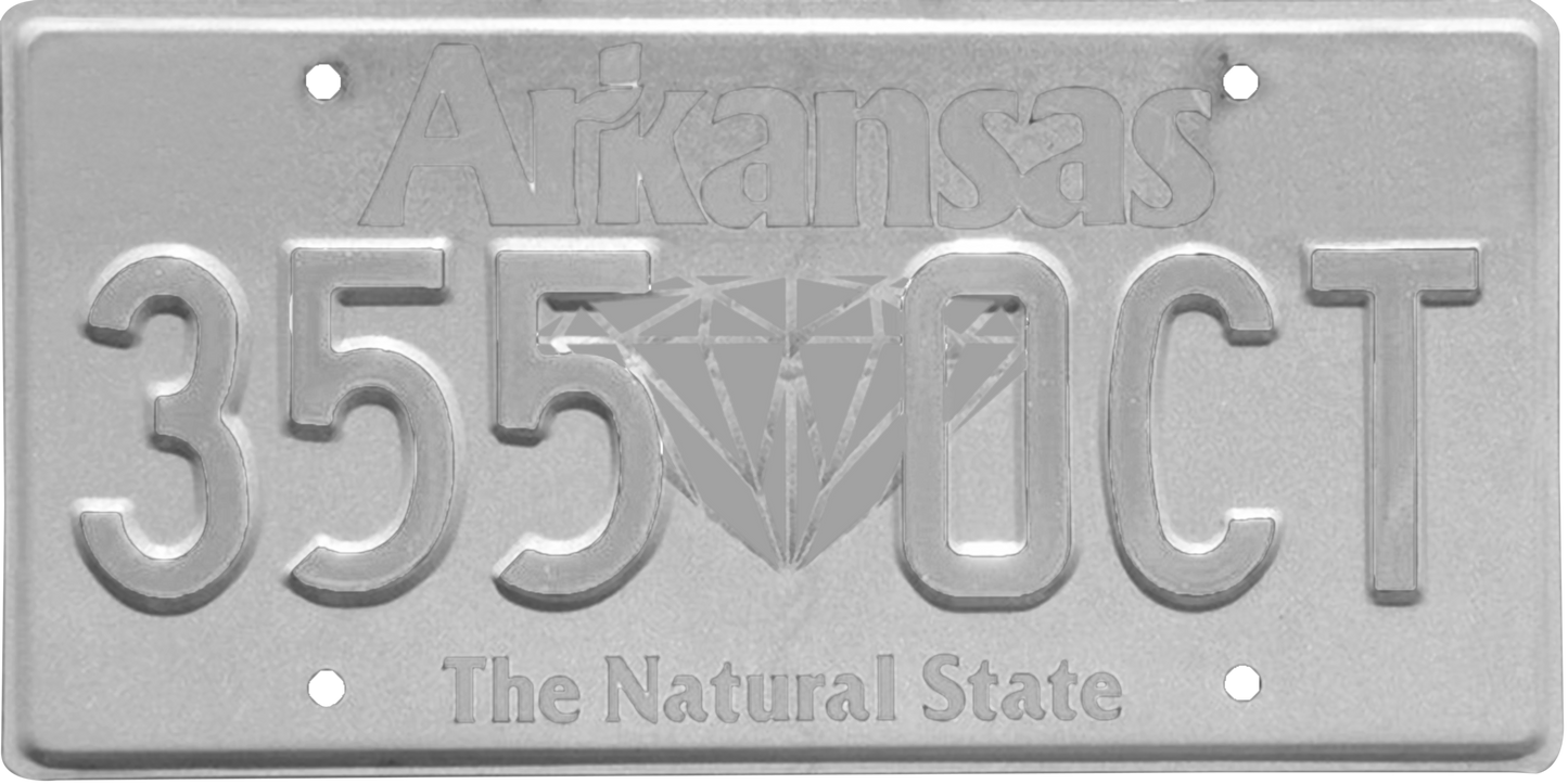 Arkansas License Plate Wrap Kit