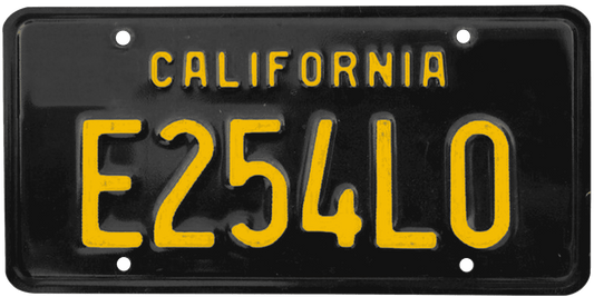 California Legacy License Plate Wrap Kit