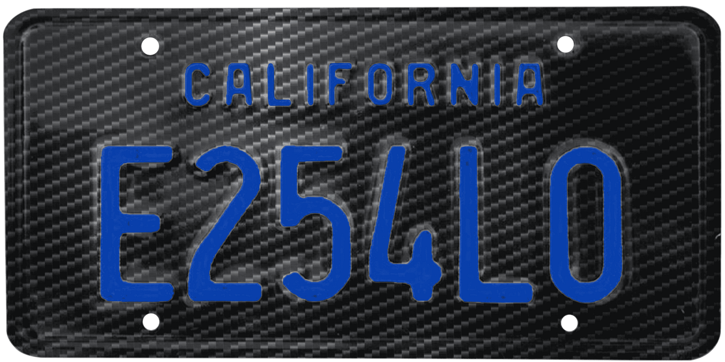 California Legacy License Plate Wrap Kit