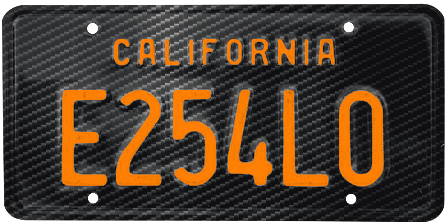 California Legacy License Plate Wrap Kit