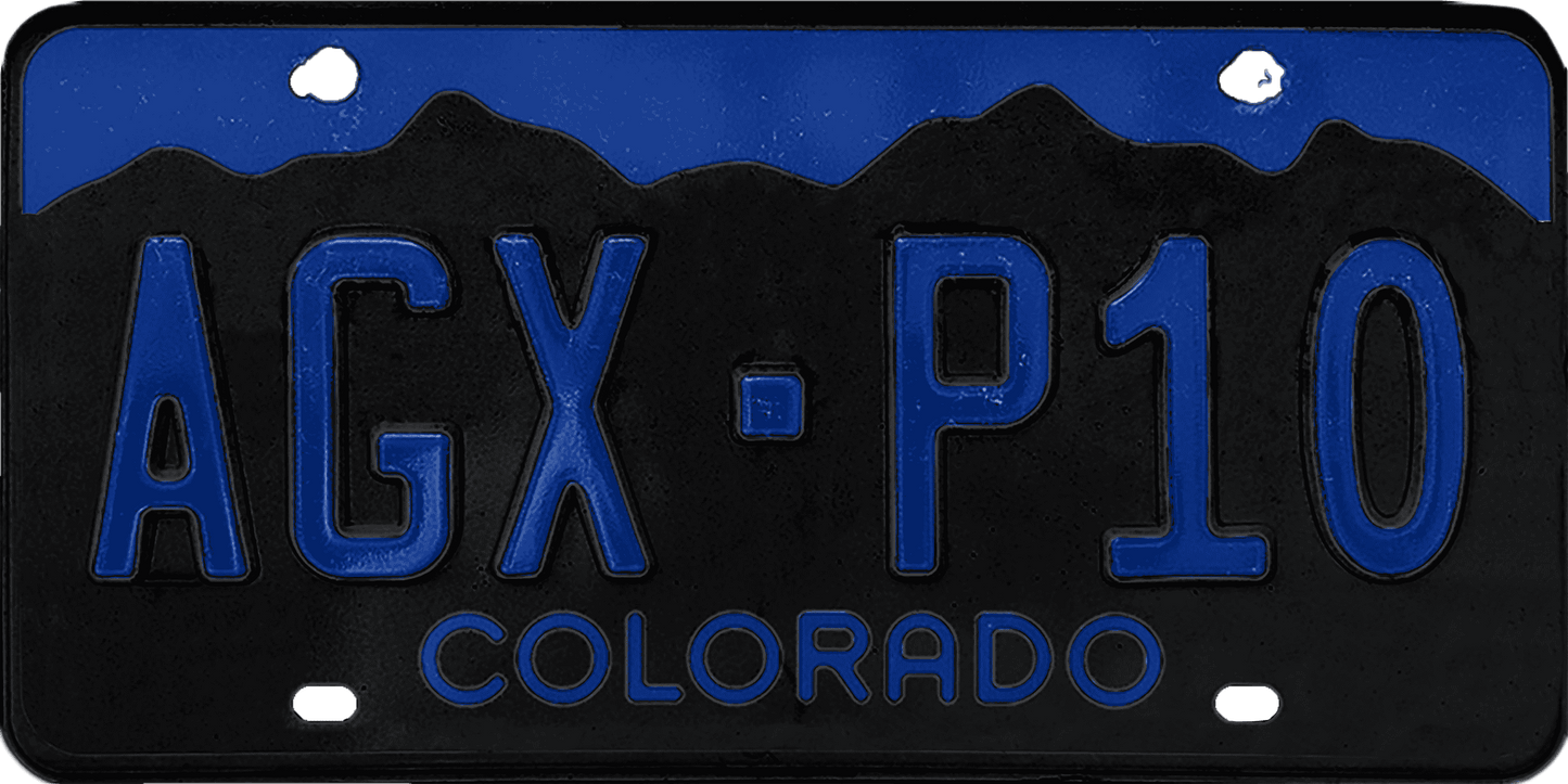 Colorado License Plate Wrap Kit