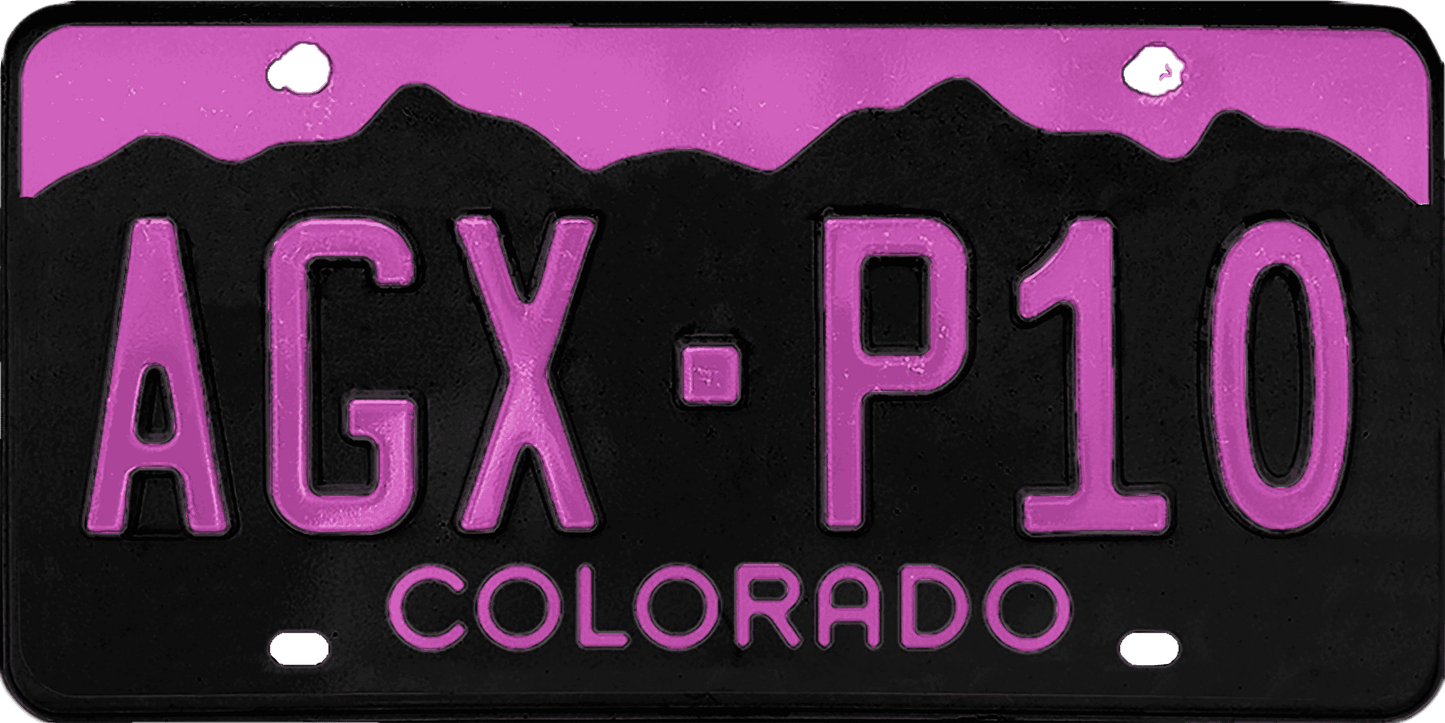 Colorado License Plate Wrap Kit