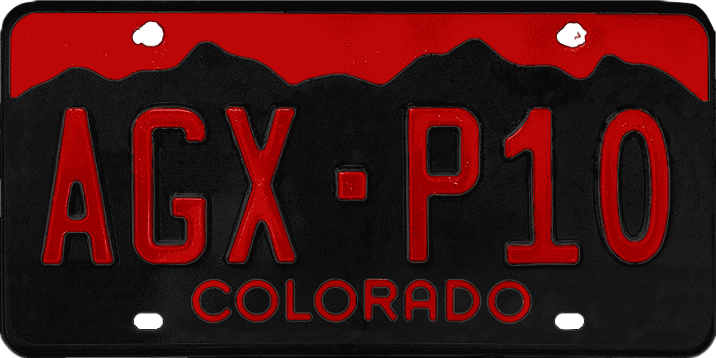 Colorado License Plate Wrap Kit