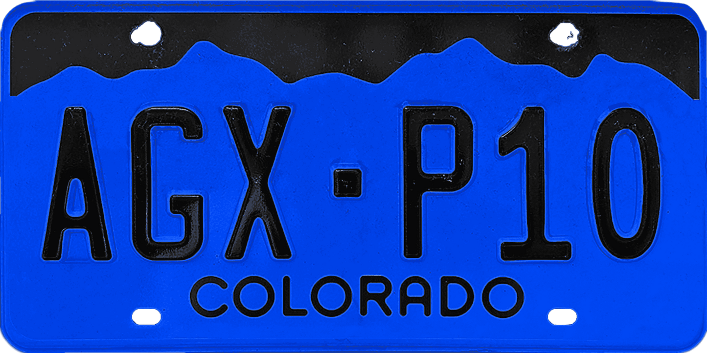 Colorado License Plate Wrap Kit