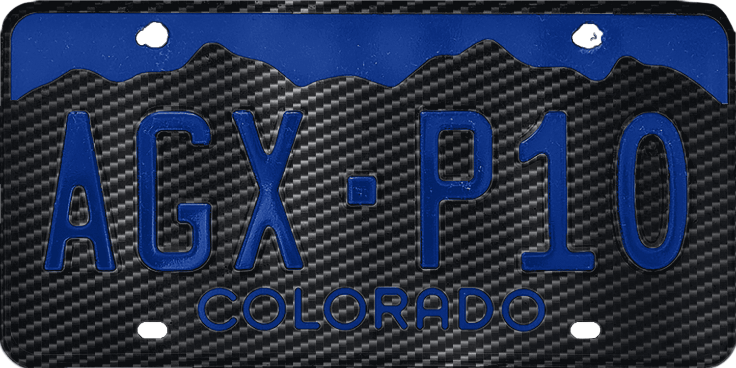 Colorado License Plate Wrap Kit