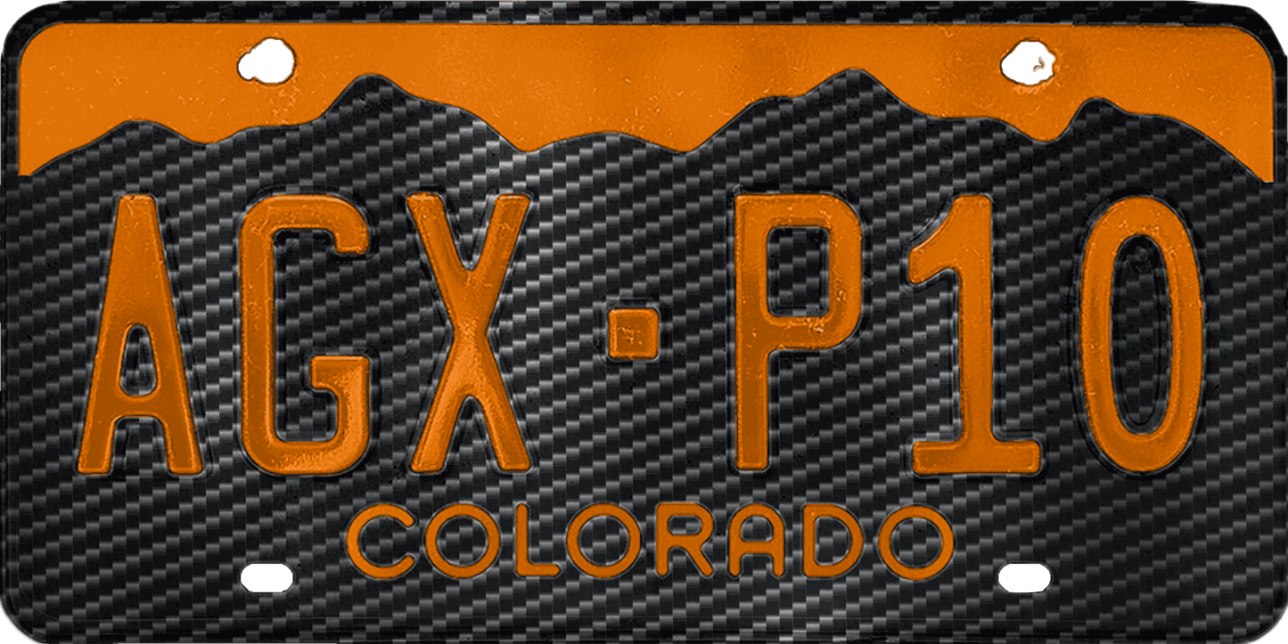 Colorado License Plate Wrap Kit