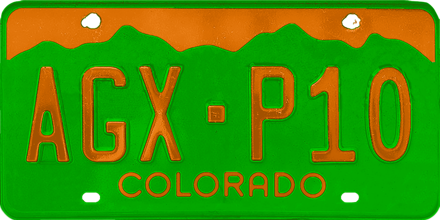 Colorado License Plate Wrap Kit