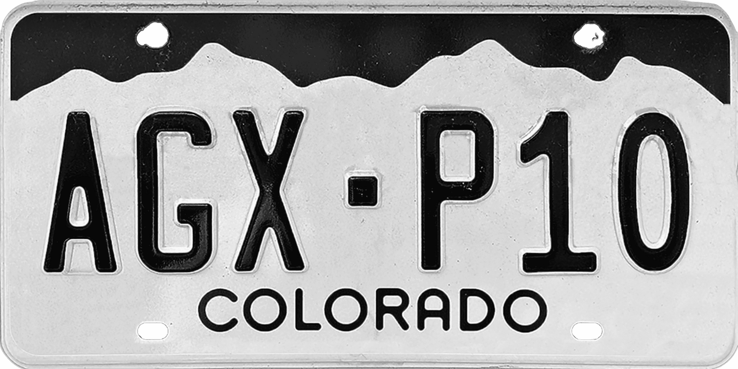 Colorado License Plate Wrap Kit