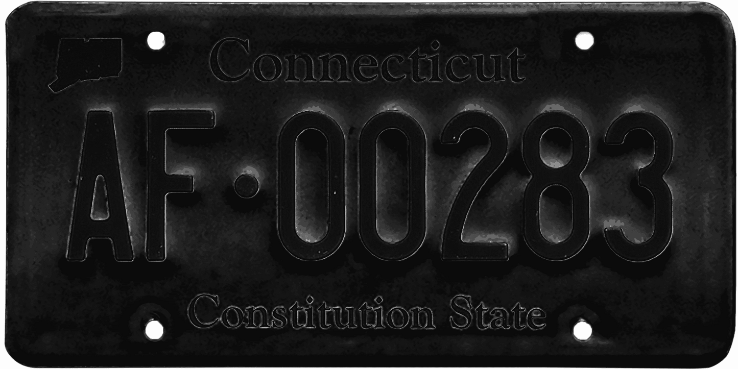 Connecticut License Plate Wrap Kit