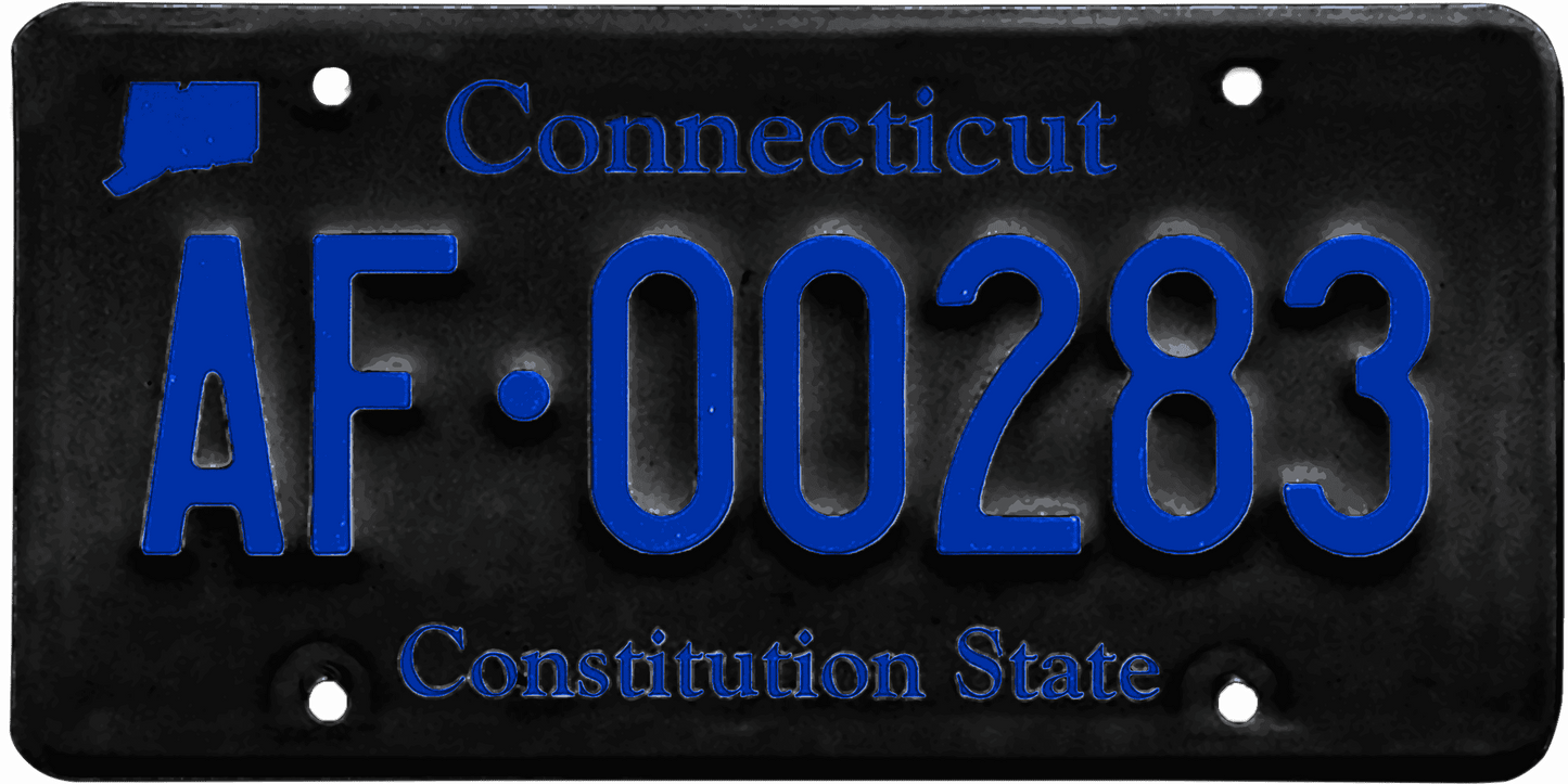 Connecticut License Plate Wrap Kit