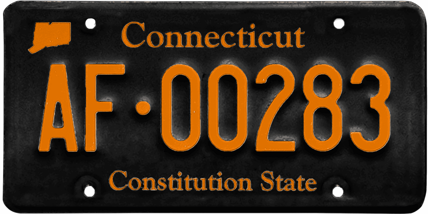 Connecticut License Plate Wrap Kit