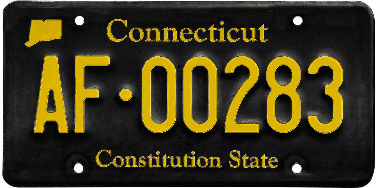 Connecticut License Plate Wrap Kit