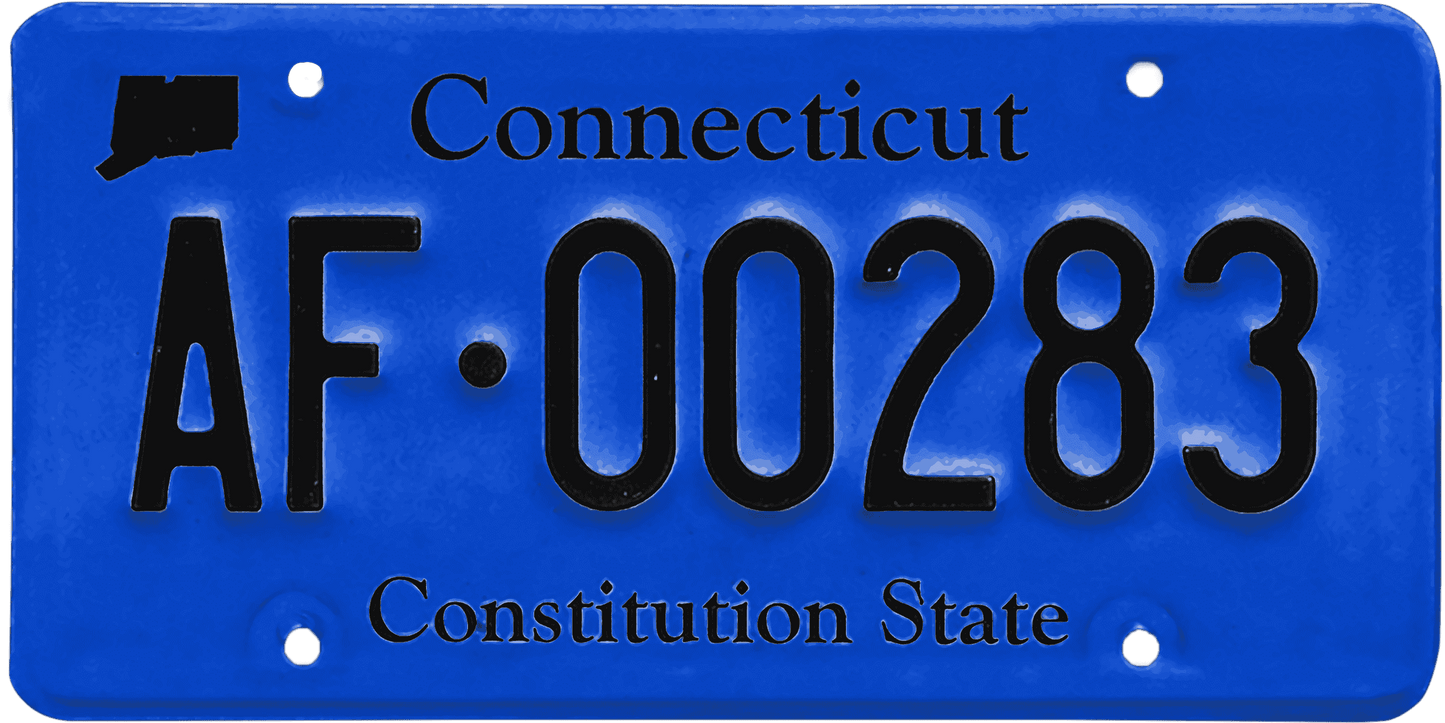 Connecticut License Plate Wrap Kit