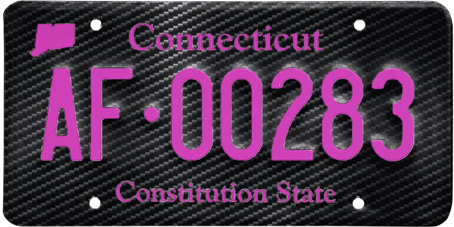 Connecticut License Plate Wrap Kit