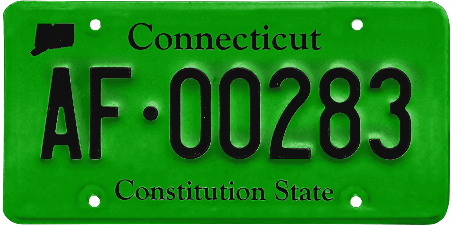 Connecticut License Plate Wrap Kit