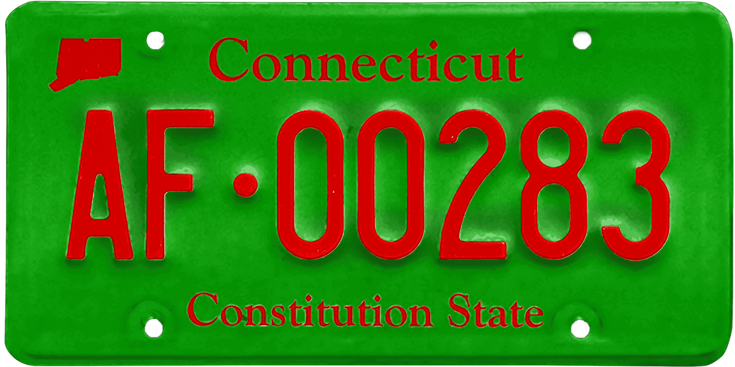 Connecticut License Plate Wrap Kit