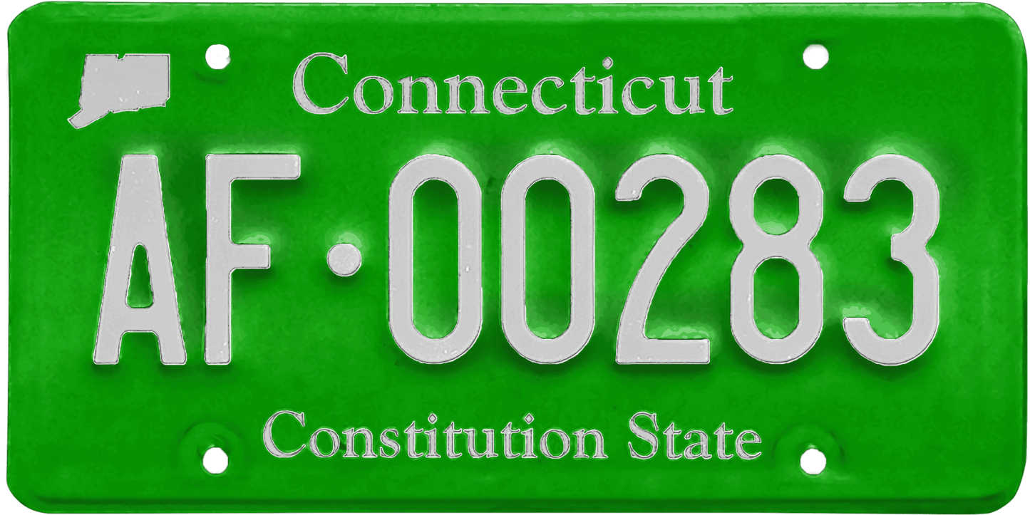 Connecticut License Plate Wrap Kit