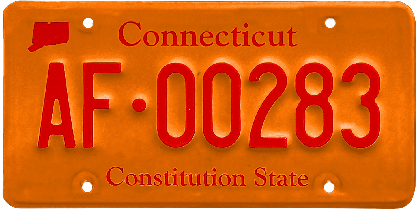 Connecticut License Plate Wrap Kit